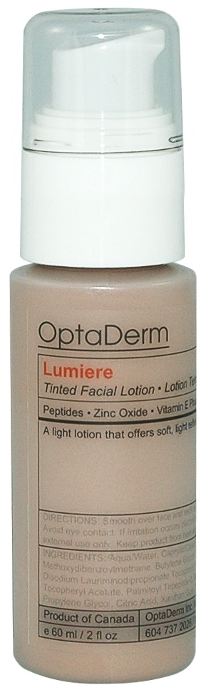 Optaderm Lumiere Tinted Facial Lotion