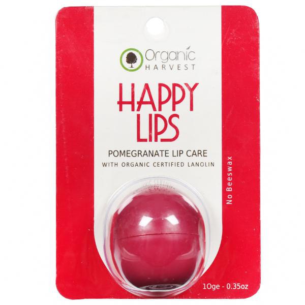 Organic Harvest Happy Lips Pomegranate Lip Balm