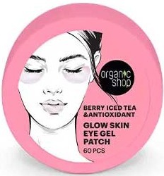 Organic Shop Contour Brightening Gel Patches - Antioxidant Berry Iced Tea