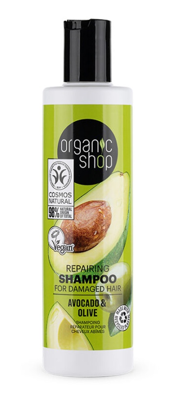 Organic Shop Repairing Shampoo For Damaged Hair (avocado And Olive)