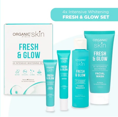 Organic Skin Japan Fresh And Glow 4x Intensive Whitening Facial Wash Cleanser