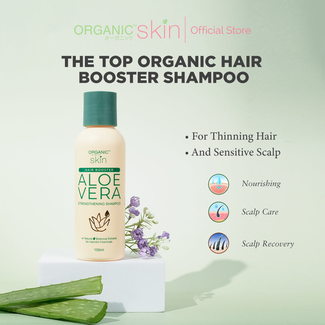 Organic Skin Japan Hair Booster Aloe Vera Thickening Shampoo