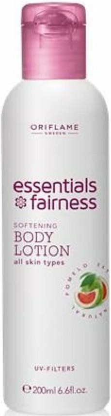 Oriflame Essentials Essentials Fairness Softening Body Lotion UV Filters