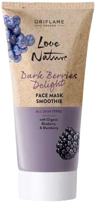 Oriflame Love Nature Dark Berries Delight Face Mask Smoothie