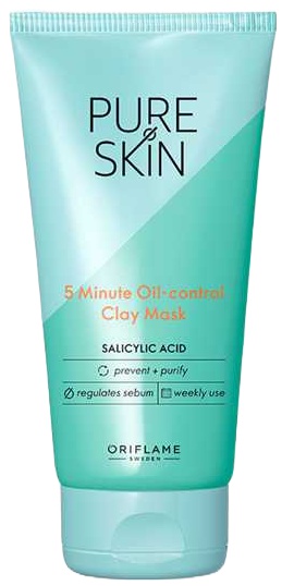 Oriflame Pure Skin 5 Minute Oil-control Clay Mask