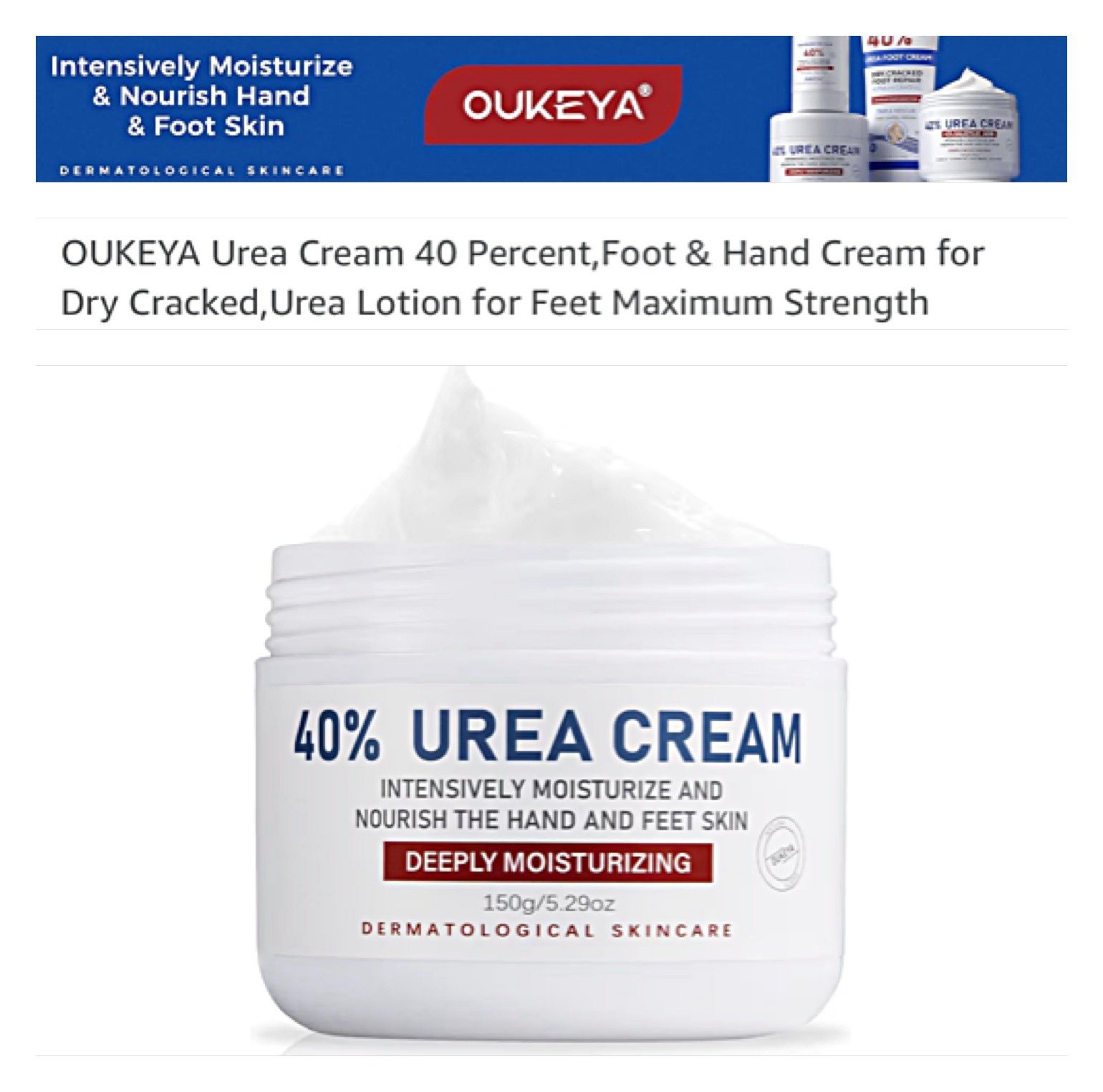 Oukeya 40% Urea Cream