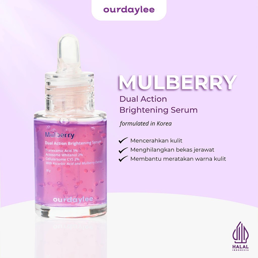 Ourdaylee Mulberry Dual Action Brightening Serum