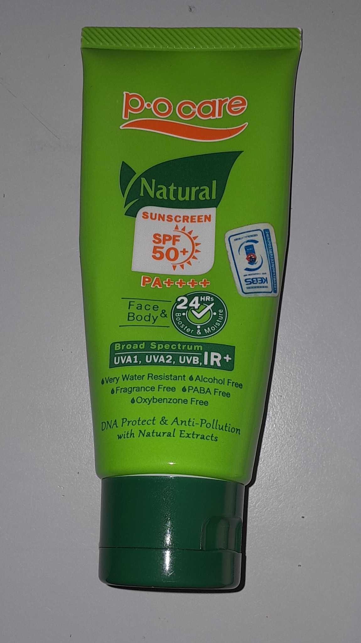P.O. Care Natural Sunscreen SPF 50+ Pa++++