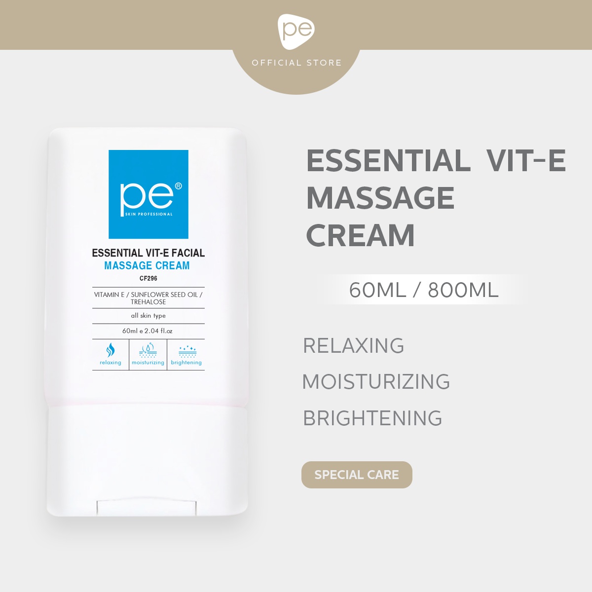 PE SKIN PROFESSIONAL Essential Vit-e Facial Massage Cream
