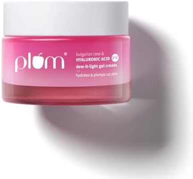 PLUM 1% Hyaluronic Acid & Bulgarian Rose ​dew-it-light Gel Cream​