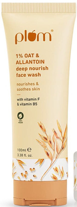 PLUM 1% Oat& Allantion Deep Nourish Facewash