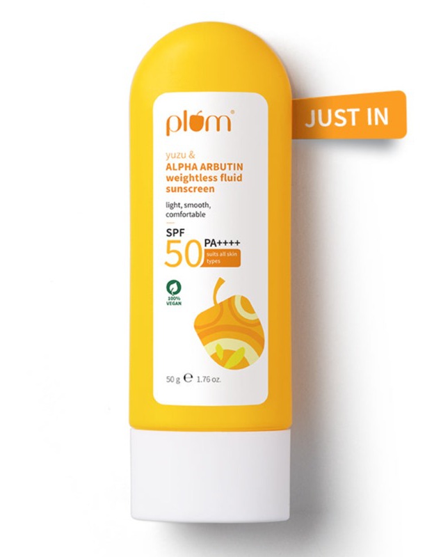 PLUM Alpha Arbutin Weightless Fluid Sunscreen