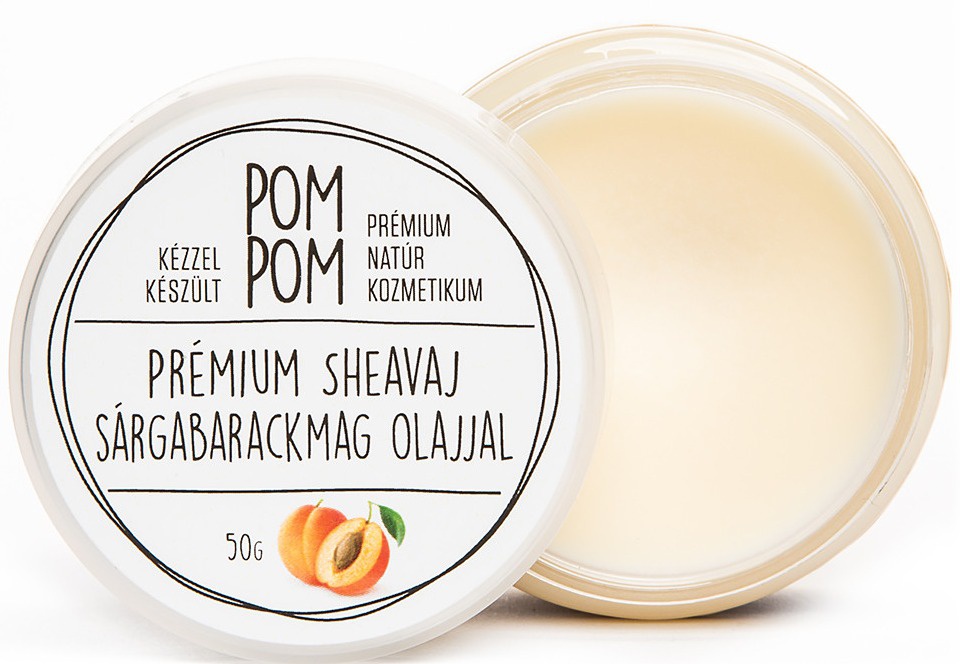 POM POM Sheavaj Sárgabarackmag Olajjal