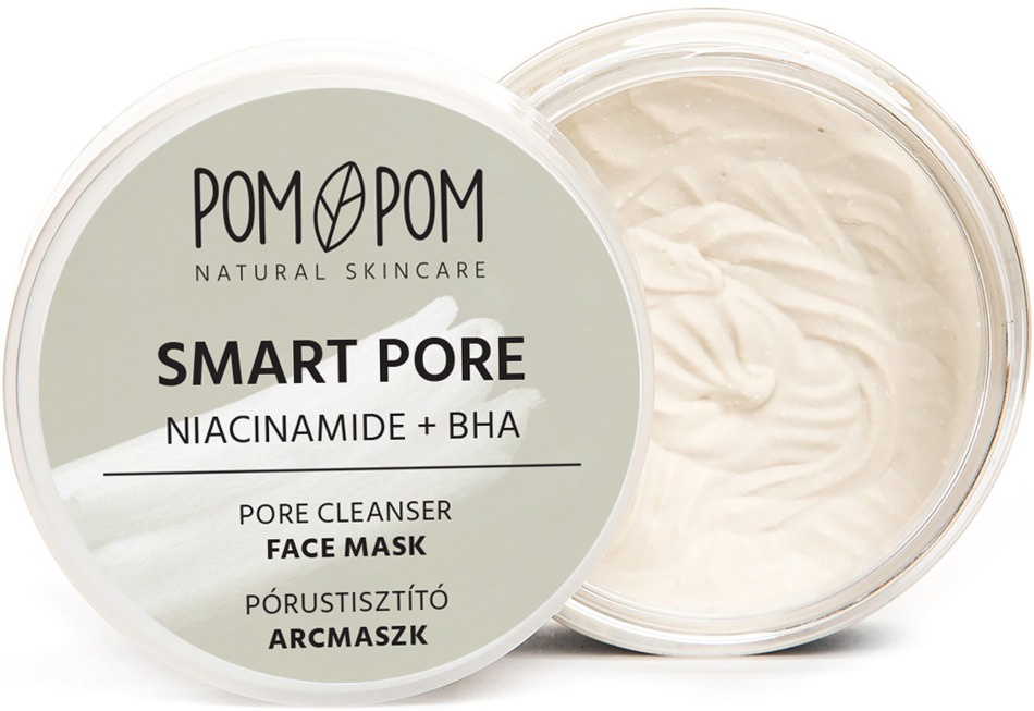 POM POM Smart Pore Niacinamide + BHA Pore Cleanser Face Mask