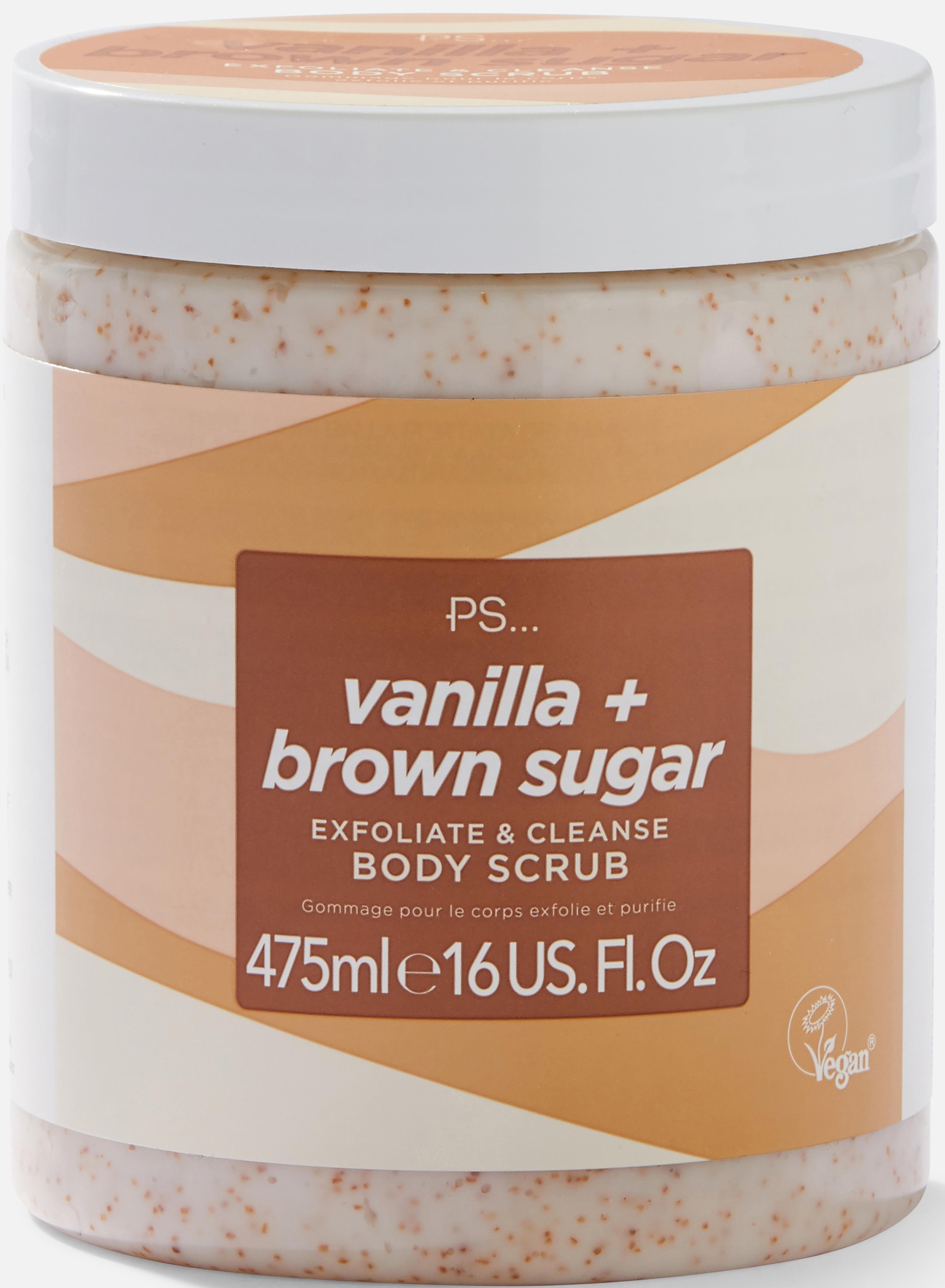 PS bubbles Vanilla + Brown Sugar Exfoliate & Cleanse Body Scrub