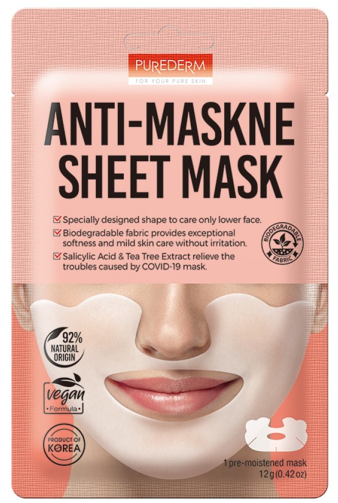 PUREDERM Anti Maskne Sheet Mask