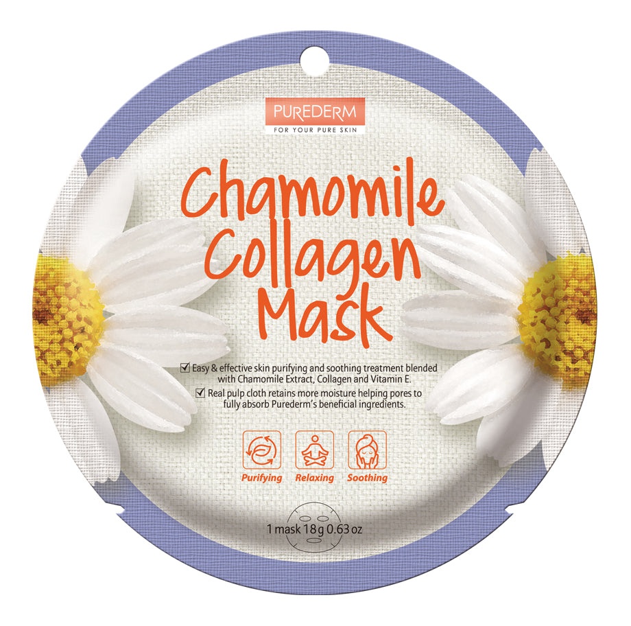 PUREDERM Chamomile Collagen Mask
