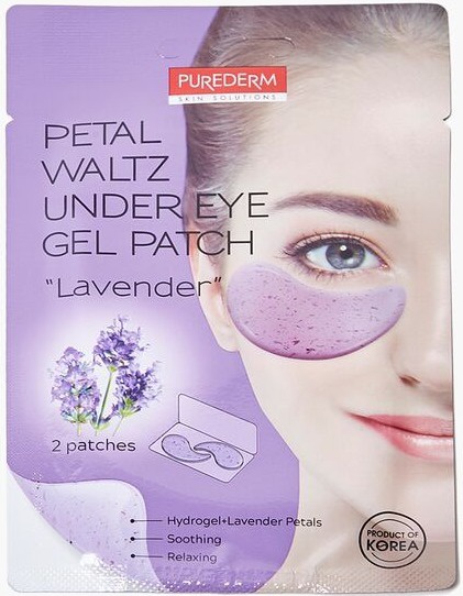 PUREDERM Petal Waltz Under Eye Gel Patch "Lavender"
