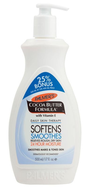 Palmer's Cocoa Butter Formula With Vitamin E Softens, Smoothes & Relieves Dry Skin