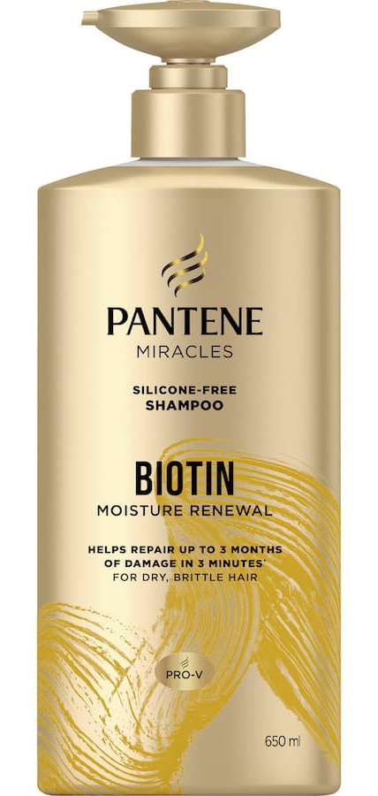 Pantene Biotin Moisture Renewal Silicone Free Shampoo