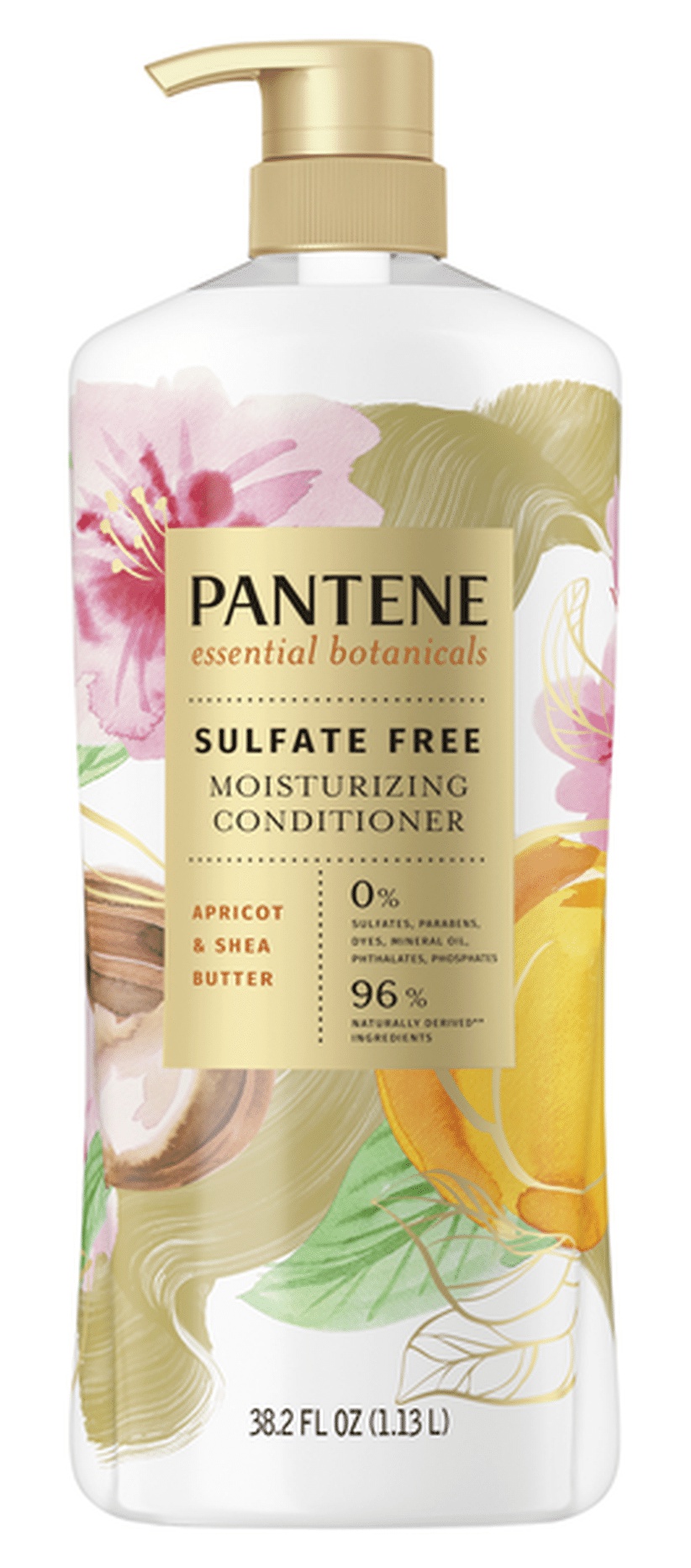 Pantene Essential Botanicals Sulfate Free Moisturizing Conditioner Apricot & Shea Butter