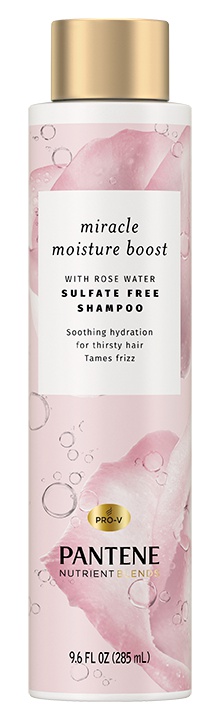 Pantene Nutrient Blends Miracle Moisture Boost Rose Water Shampoo