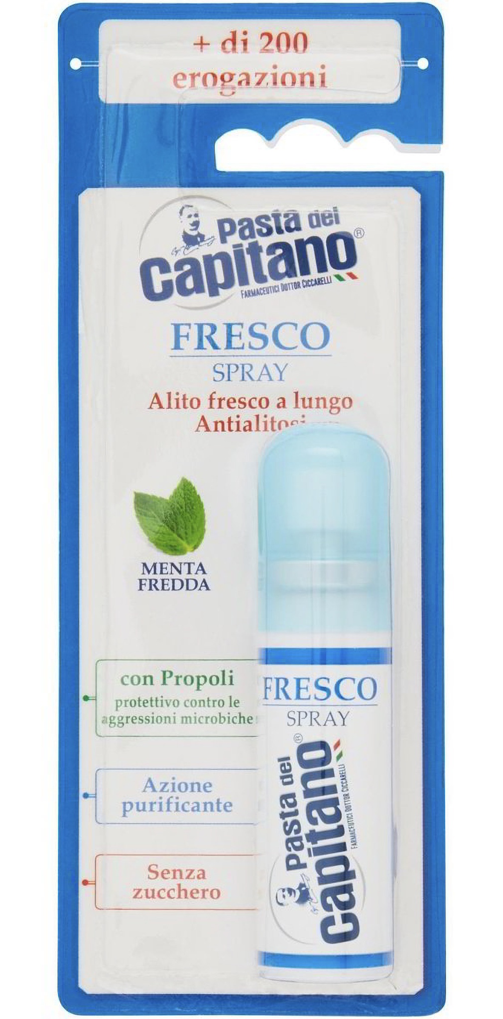 Pasta del Capitano Cool Mint Antihalitosis Spray
