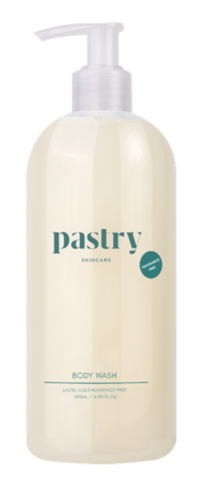 Pastry Skincare Lactic Acid Body Wash – Fragrance Free