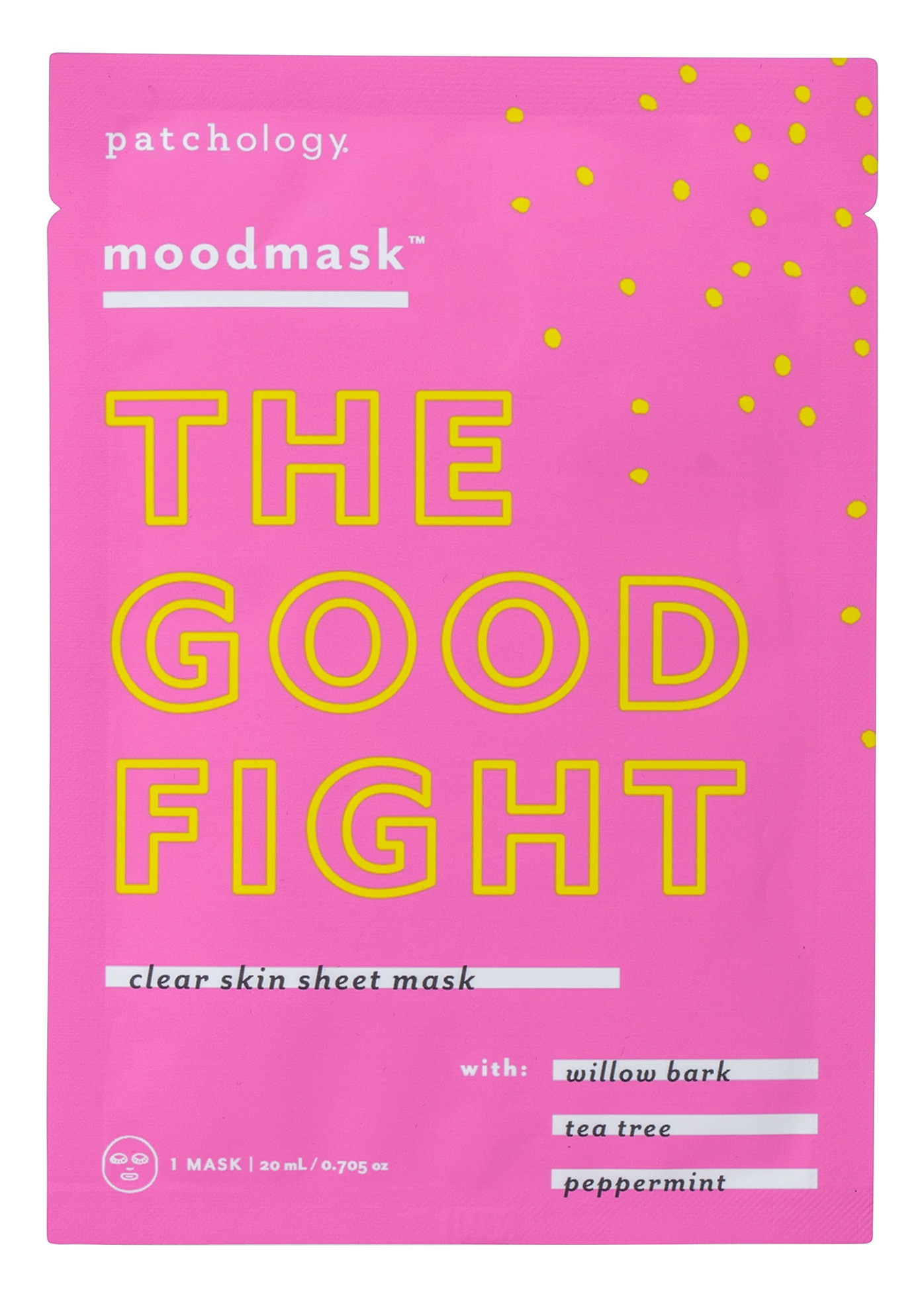 Patchology Moodmask The Good Fight Sheet Mask