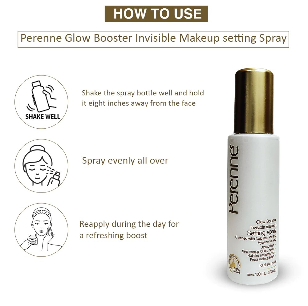 Perenne Glow Booster Makeup Setting Spray