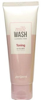 Peripera Milk Wash Cleansing Foam Toning