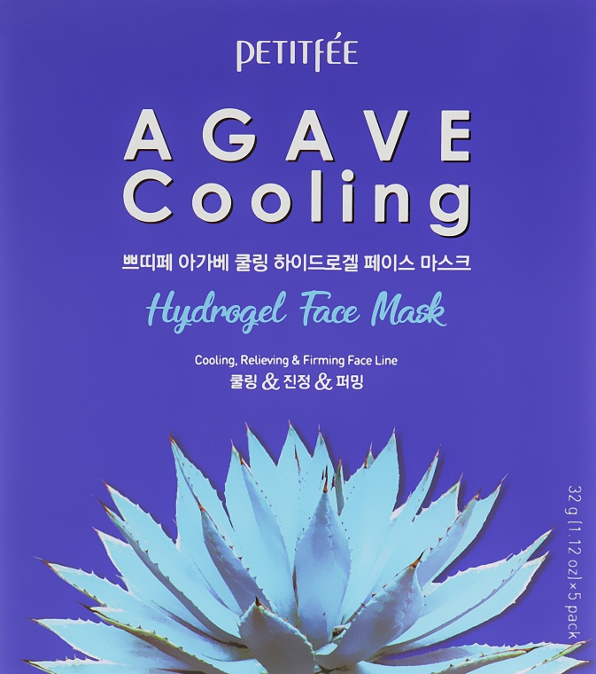 Petitfee Agave Cooling Hydrogel Face Mask