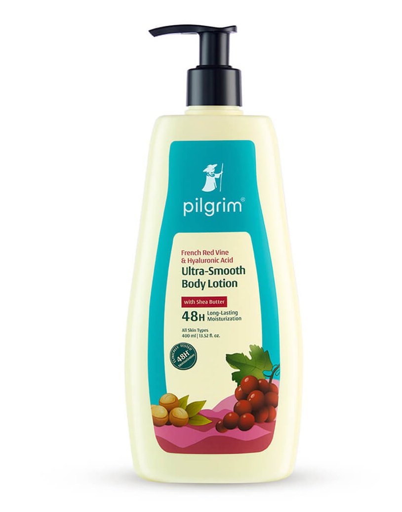 Pilgrim French Red Vine & Hyaluronic Acid Ultra Smooth Body Lotion