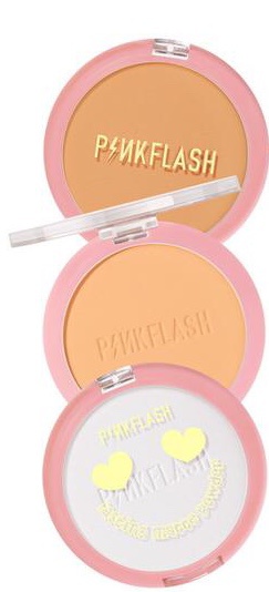Pink Flash Lasting Matte Oil Control Pressed Powder