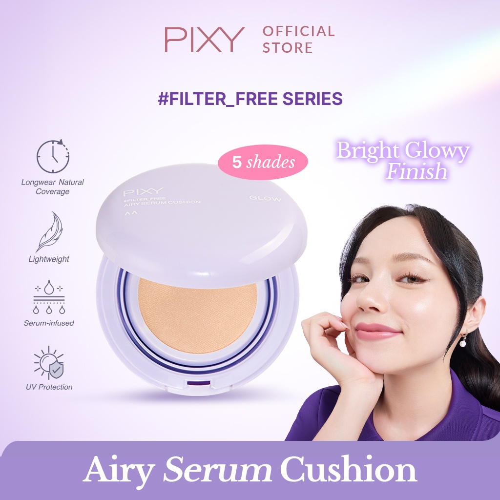 Pixy #filter_free Airy Serum Cushion Glow