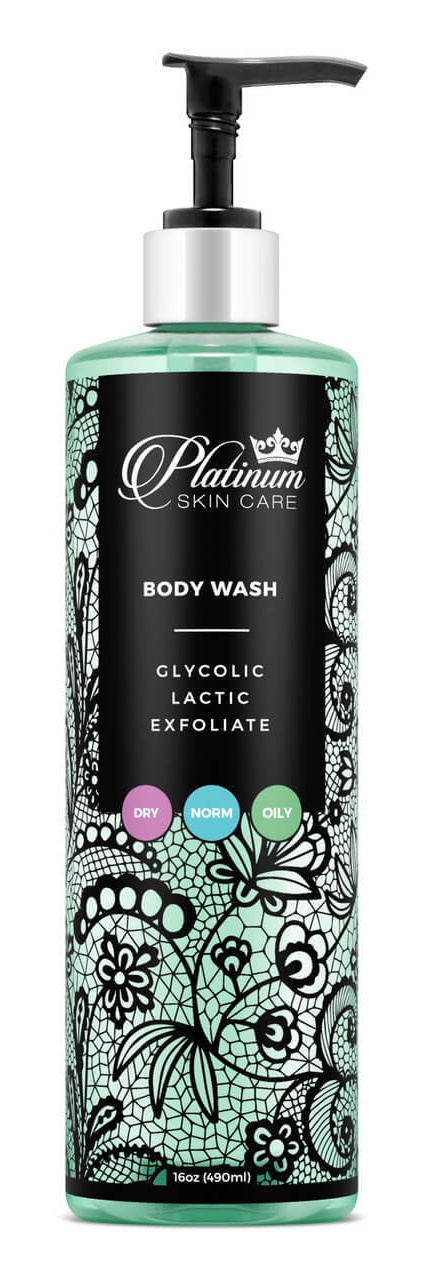 Platinum Skin Care Glycolic & Lactic Body Wash