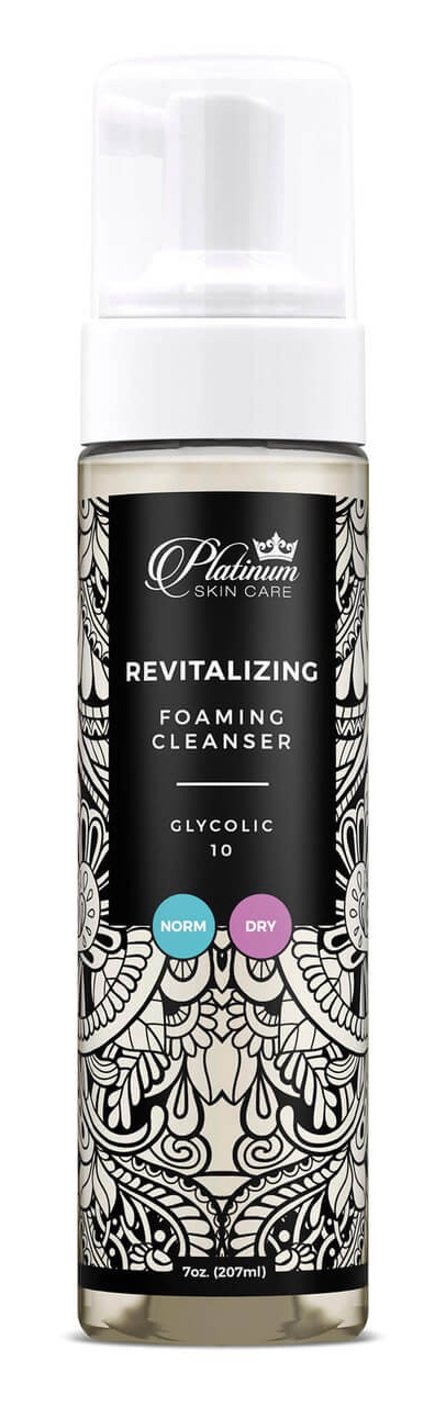 Platinum Skin Care Revitalizing Foaming Cleanser