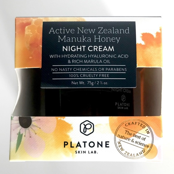 Platone Skin Lab Active New Zealand Manuka Honey Night Cream