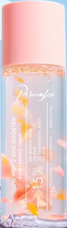 Pomeglow AHA Booster Exfoliating Toner