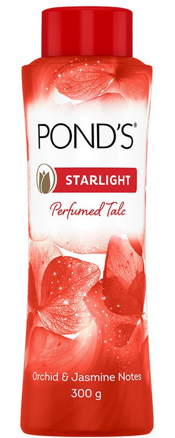 Pond's Starlight Talcum Powder, With Orchid & Jasmine Notes