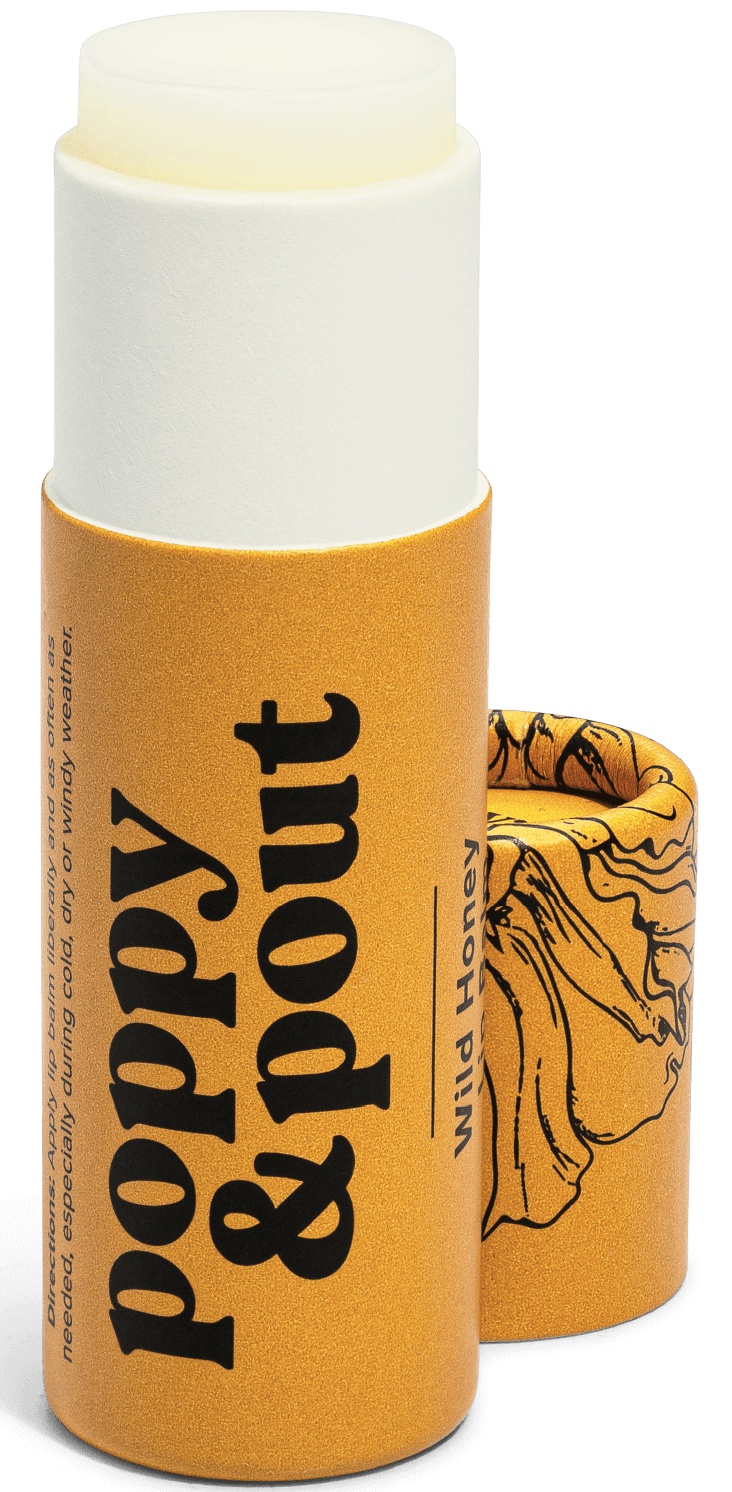 Poppy & Pout Lip Balm, Wild Honey