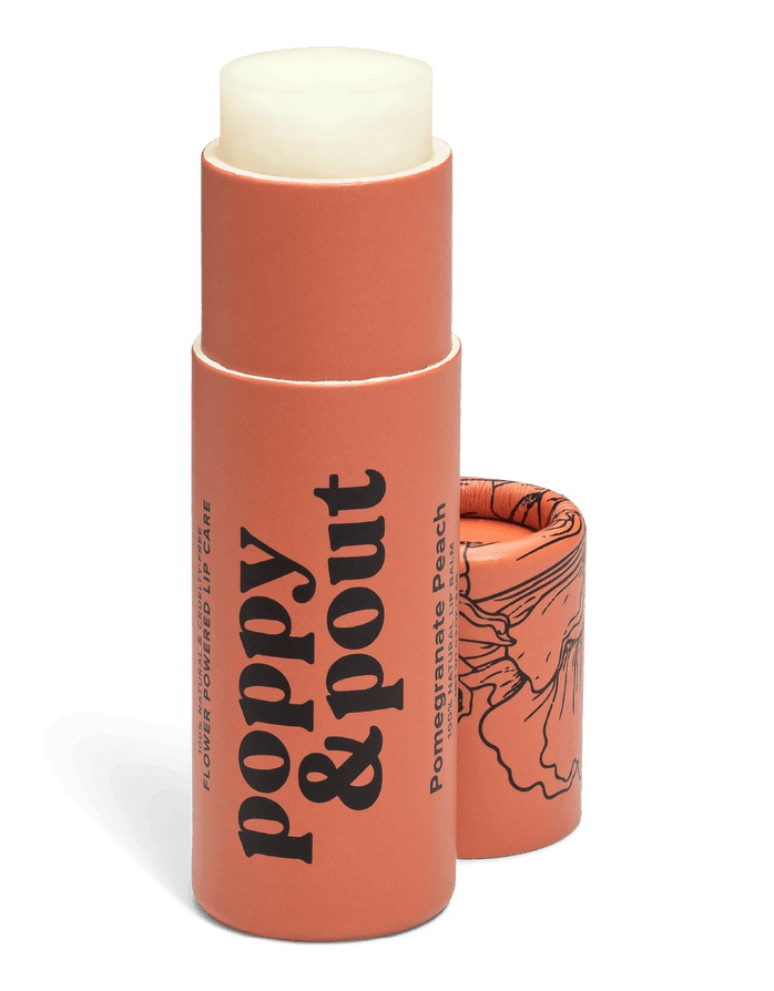 Poppy & Pout Pomegranate Peach Lip Balm