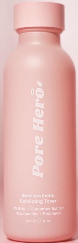 Pore Hero Bare Aesthetic Exfoliating Toner