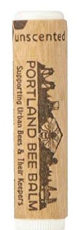 Portland Bee Balm All Natural Handmade Beeswax Based Lip Balm, Unscented