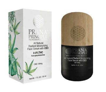 Prana Principle All Natural Radiant Moisturizing Face Serum With Cbd