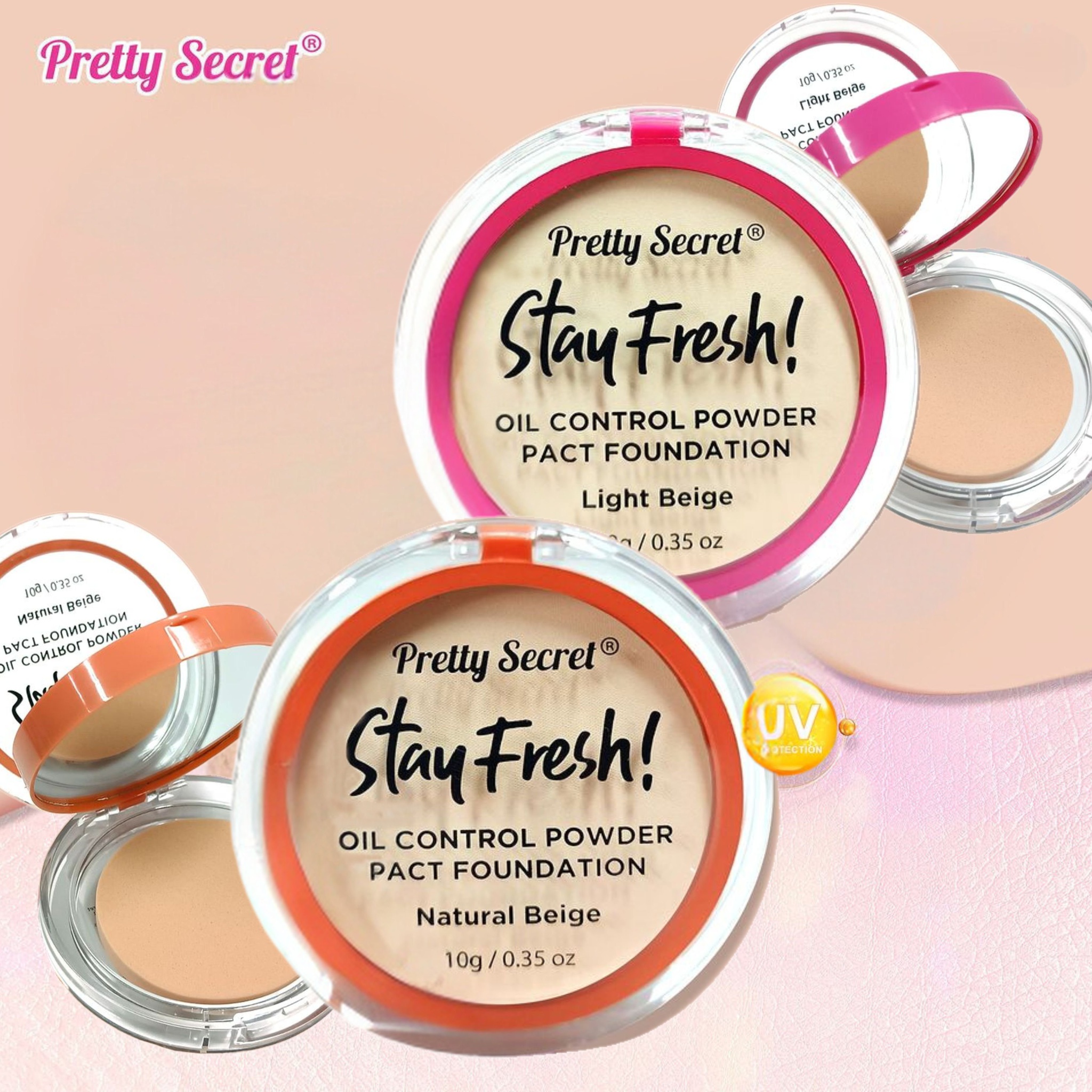 Pretty Secret Face Powder Pact 10g