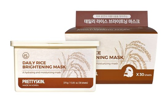 Pretty Skin Daily Rice Brightening Mask