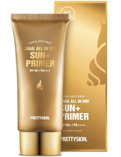 Pretty Skin Snail All In One Sun Primer SPF50+ Pa++++