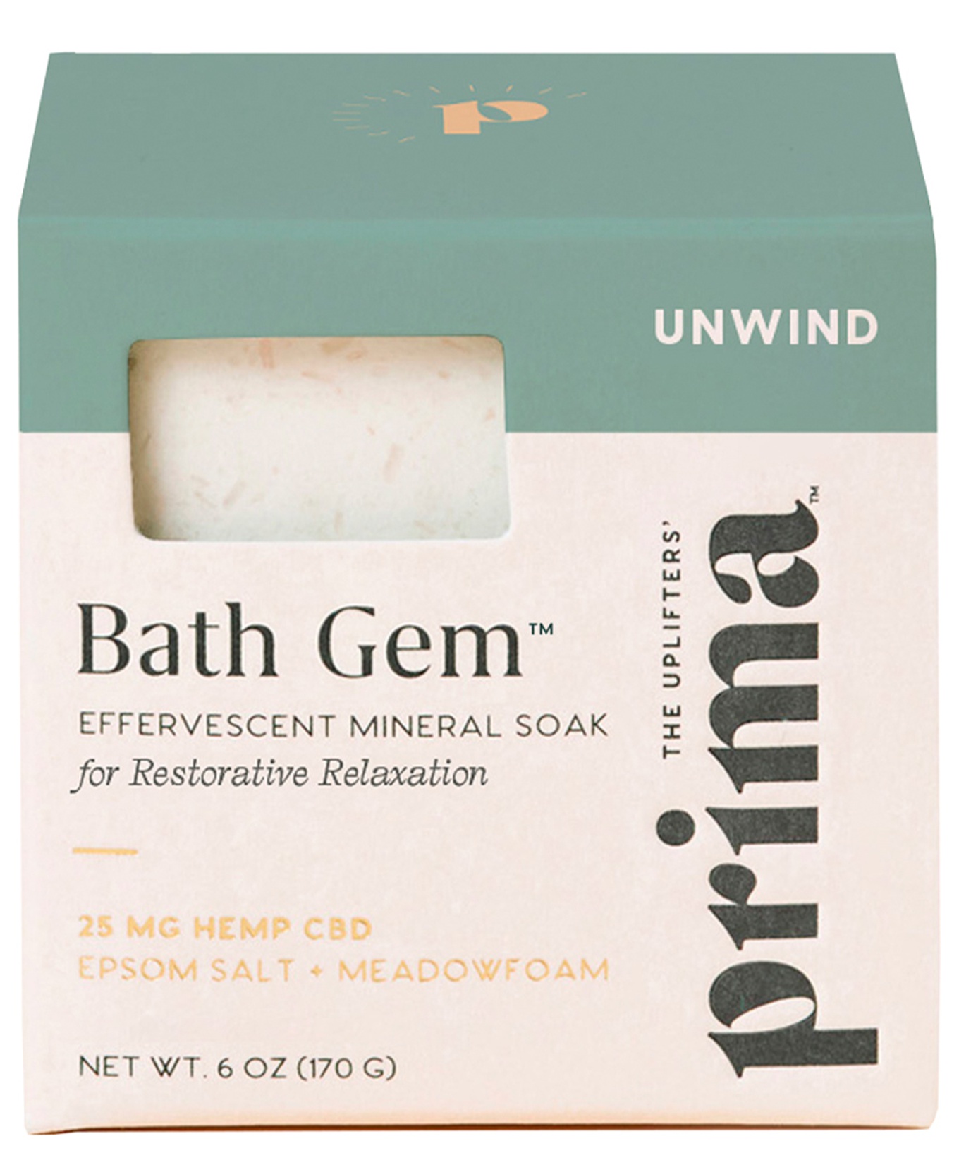 Prima Bath Gem Effervescent Mineral Soak