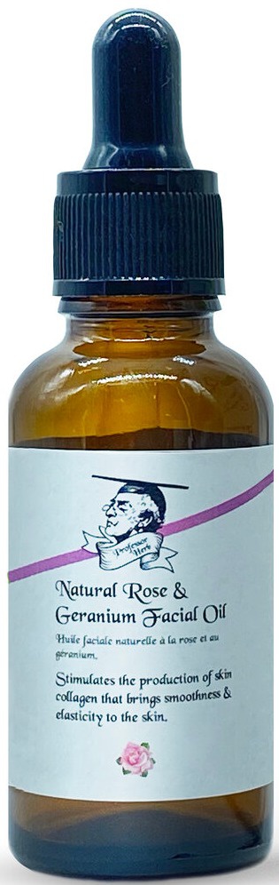Professor Herb’s Natural Rose & Geranium Facial Oil